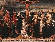 WOENSAM VON WORMS, Anton Christ on the Cross with Carthusian Saints china oil painting reproduction